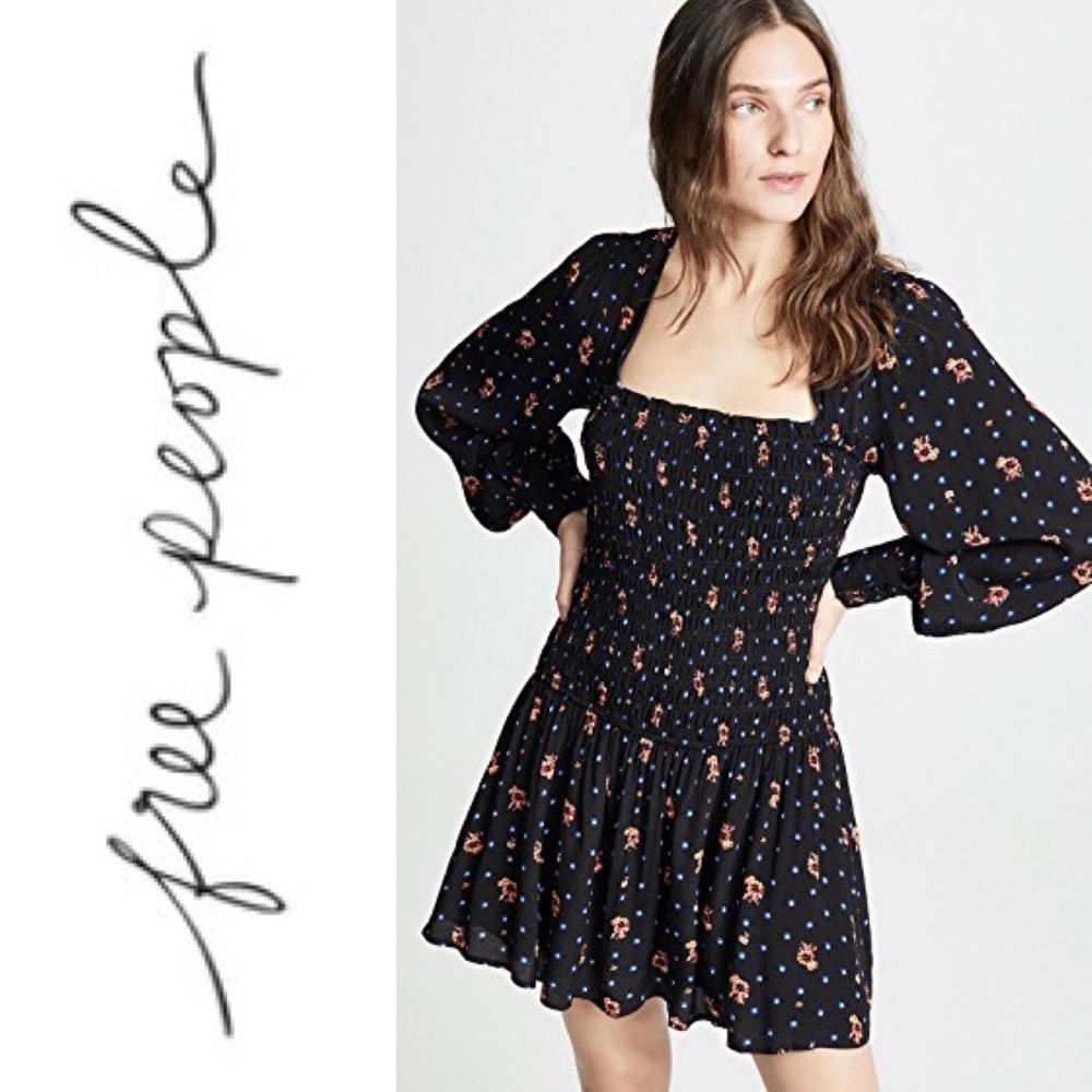 NWT Free People Two Faces Mini Dress D1